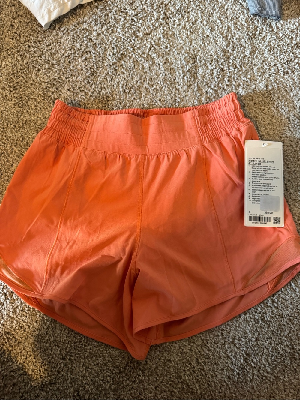 lululemon athletica Coral Athletic Shorts